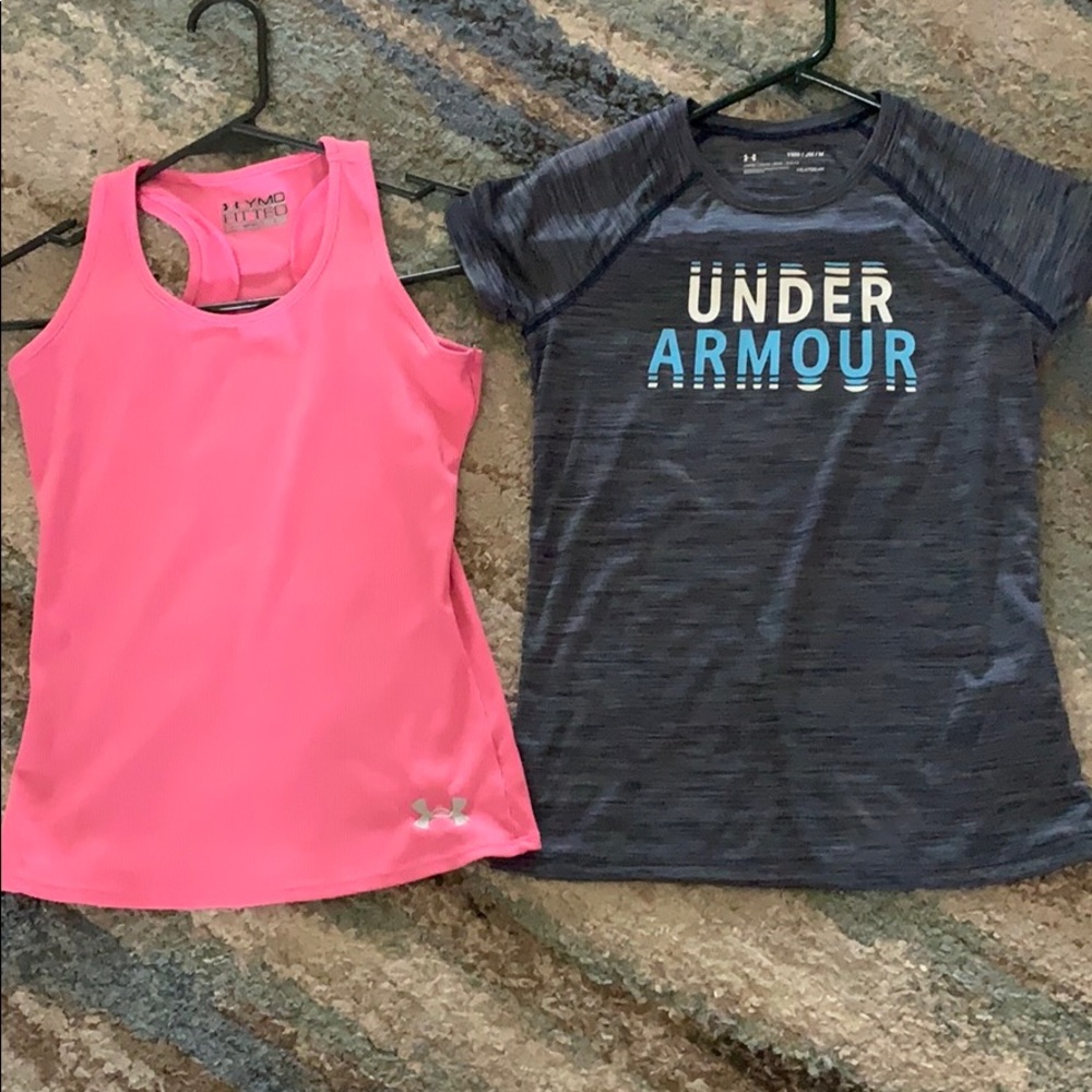 2 under armour shirts medium